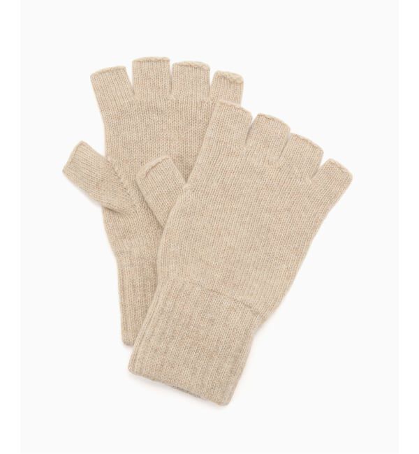 EDIFICE「JOSHUA ELLIS（ジョシュア エリス） Fingerless Gloves」|手袋|ベージュ