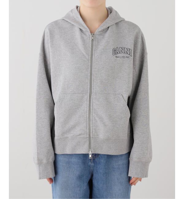 PULP「GANNI / ガニー Essential Isoli Zip Hoodie」|パーカー|