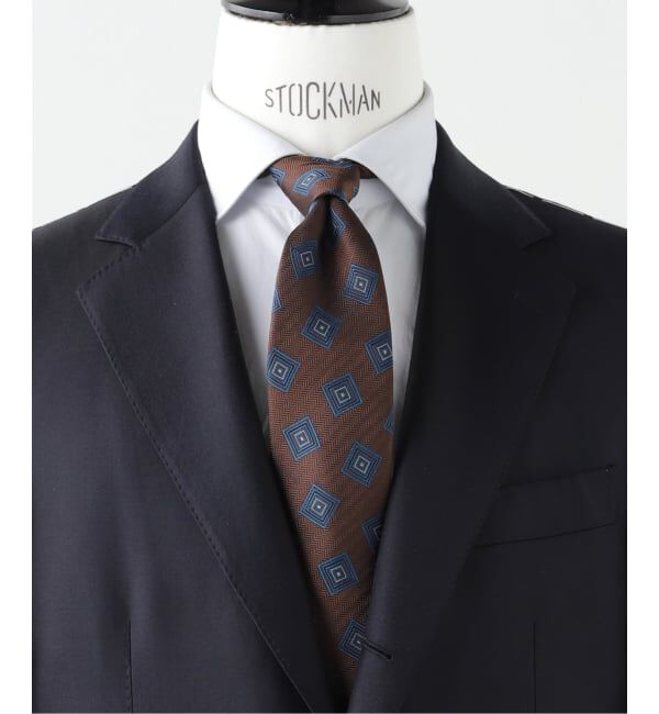 EDIFICE「AX スクエアコモンタイ」|ネクタイ・蝶ネクタイ|ブラウン