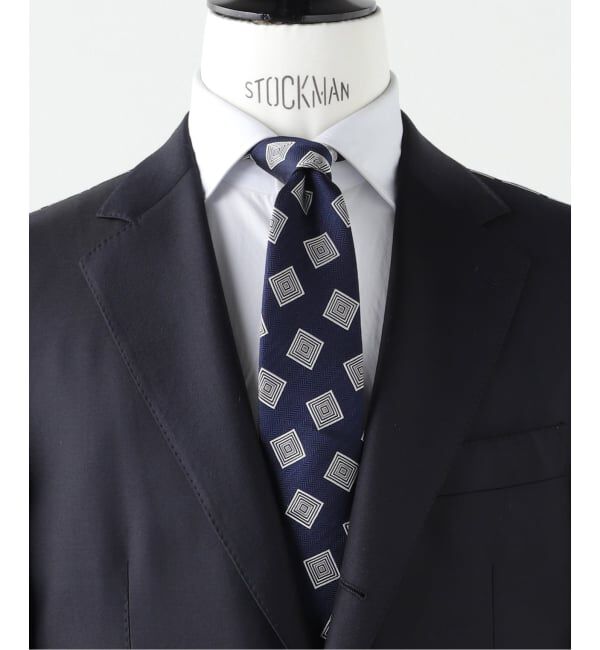 EDIFICE「AX スクエアコモンタイ」|ネクタイ・蝶ネクタイ|ネイビー