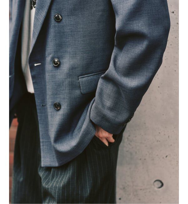 417 EDIFICE「【EVALET / エバレット】メッシュWジャケット "セットアップ着用可能"」|テーラードジャケット|