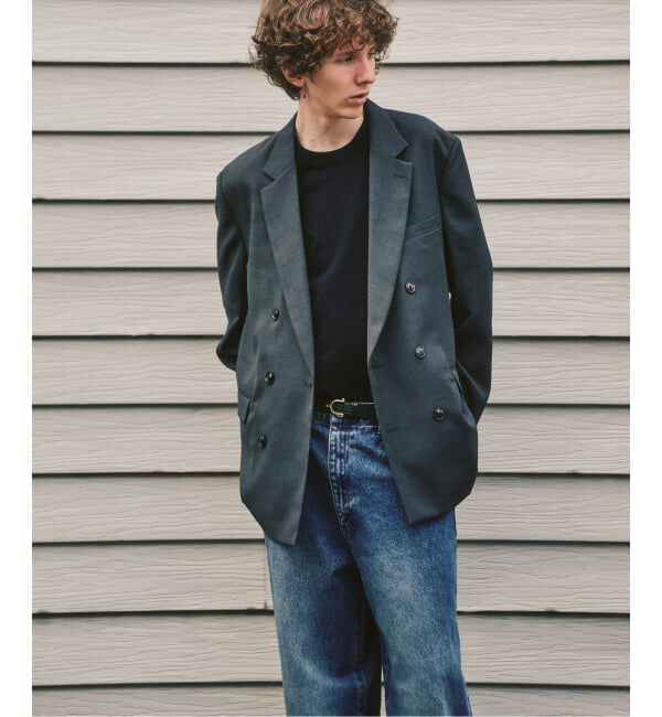 417 EDIFICE「【EVALET / エバレット】メッシュWジャケット "セットアップ着用可能"」|テーラードジャケット|