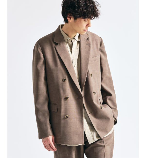 417 EDIFICE「【EVALET / エバレット】メッシュWジャケット "セットアップ着用可能"」|テーラードジャケット|