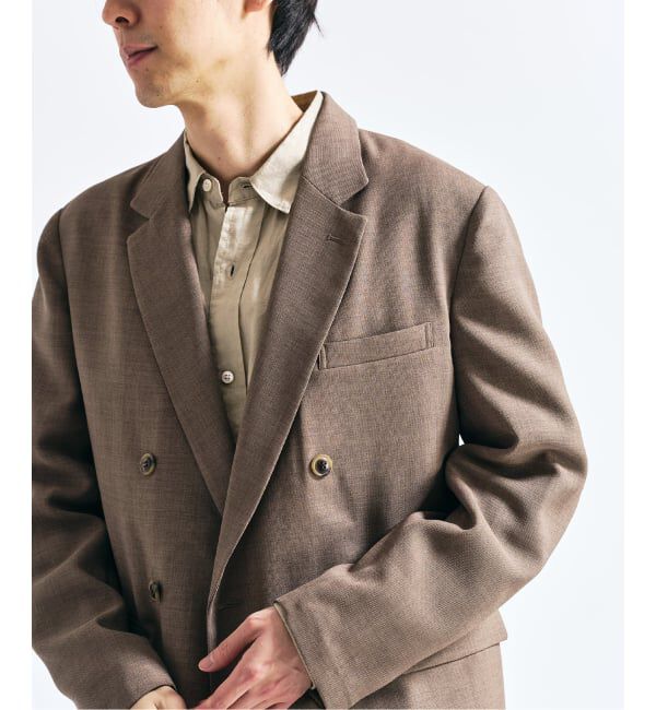 417 EDIFICE「【EVALET / エバレット】メッシュWジャケット "セットアップ着用可能"」|テーラードジャケット|