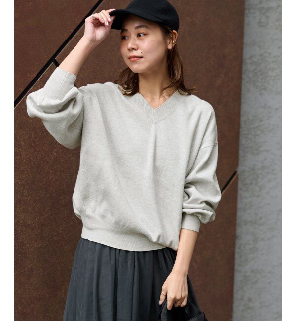 JOURNAL STANDARD relume「コットンフルニードルVネックプルオーバー」|ニット・セーター|