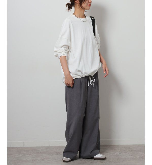 JOURNAL STANDARD relume「《追加》ギャザーヘムロングスリーブ」|Tシャツ・カットソー|