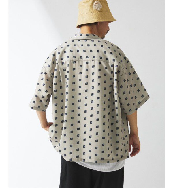 JOURNAL STANDARD relume「ホールパターン プリント オープンカラーシャツ」|シャツ・ブラウス|