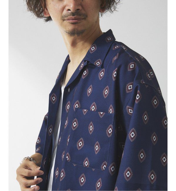 JOURNAL STANDARD relume「ホールパターン プリント オープンカラーシャツ」|シャツ・ブラウス|