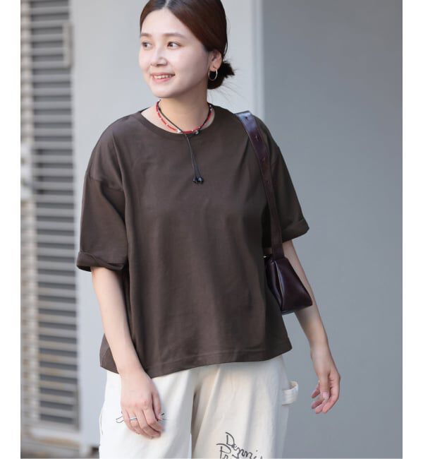 JOURNAL STANDARD「《追加3》汗ジミ防止天竺ビッグT」|Tシャツ・カットソー|ブラック A