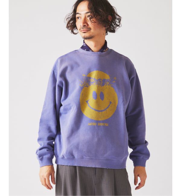 JOURNAL STANDARD relume「スマイリーフェイス 別注フェードプリント スウェット」|スウェット・ジャージ|