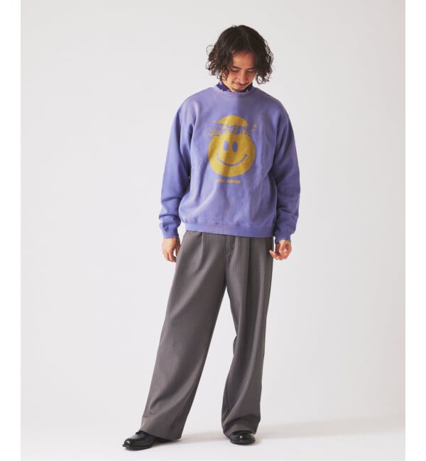 JOURNAL STANDARD relume「スマイリーフェイス 別注フェードプリント スウェット」|スウェット・ジャージ|