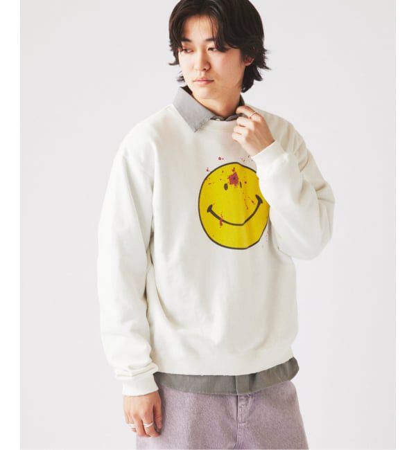 JOURNAL STANDARD relume「スマイリーフェイス 別注フェードプリント スウェット」|スウェット・ジャージ|