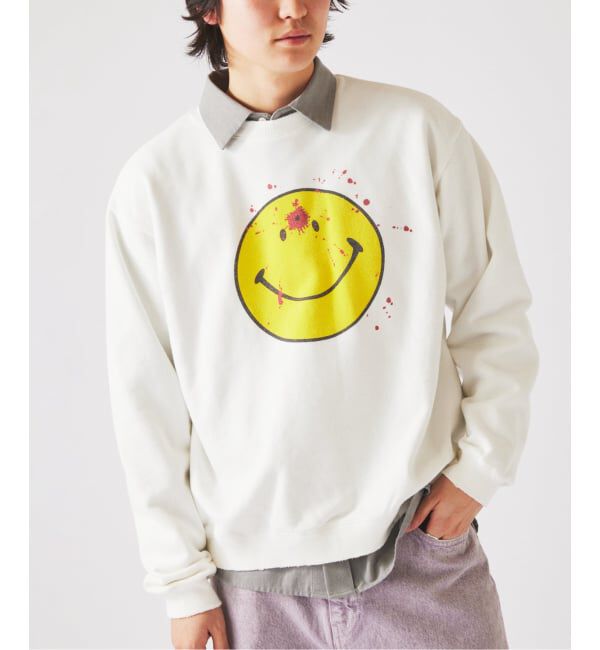 JOURNAL STANDARD relume「スマイリーフェイス 別注フェードプリント スウェット」|スウェット・ジャージ|