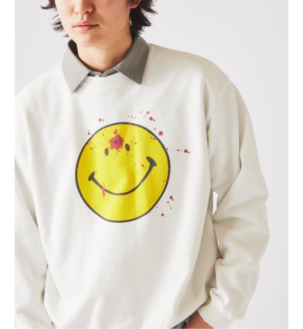 JOURNAL STANDARD relume「スマイリーフェイス 別注フェードプリント スウェット」|スウェット・ジャージ|