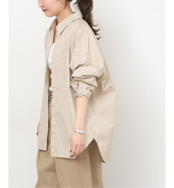JOURNAL STANDARD relume「コンパクトコットンストライプビッグシャツ」|シャツ・ブラウス|