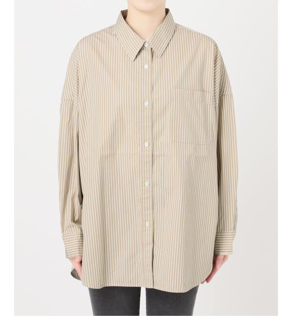 JOURNAL STANDARD relume「コンパクトコットンストライプビッグシャツ」|シャツ・ブラウス|