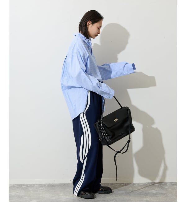 JOURNAL STANDARD「《追加》【LANCER CLOTHING CORPORATION】 オーバーFITストライプシャツ」|シャツ・ブラウス|