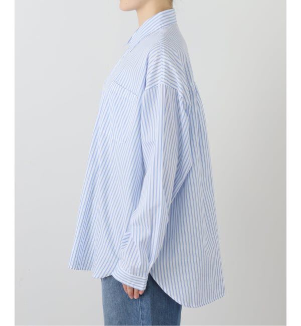 JOURNAL STANDARD「《追加》【LANCER CLOTHING CORPORATION】 オーバーFITストライプシャツ」|シャツ・ブラウス|