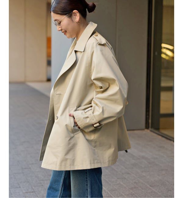 JOURNAL STANDARD「《追加2》ハイカウントミディートレンチコート」|トレンチコート|