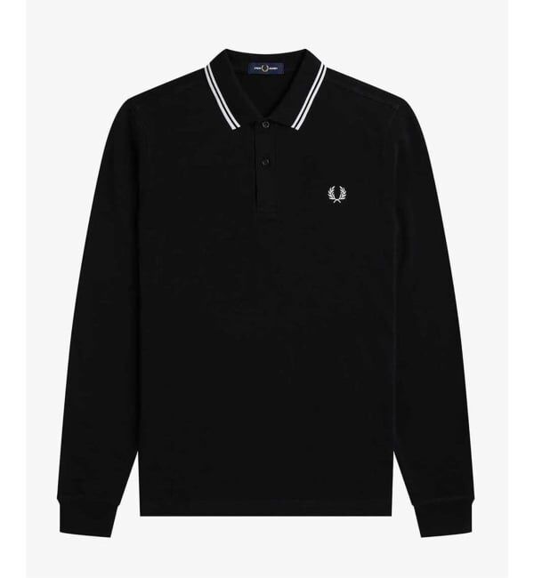 JOURNAL STANDARD「FRED PERRY / フレッドペリー M3636 LS TWIN TIPPED FP SHIRT」|ポロシャツ|ブラック