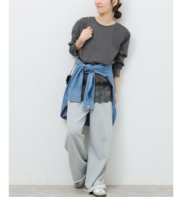 JOURNAL STANDARD relume「レースヘムロンT」|Tシャツ・カットソー|