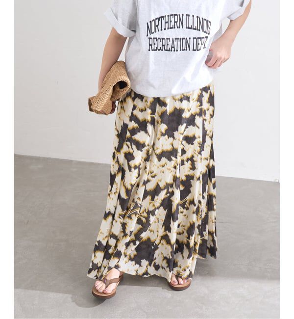 JOURNAL STANDARD「オリエンタルプリントスカート」|スカート|