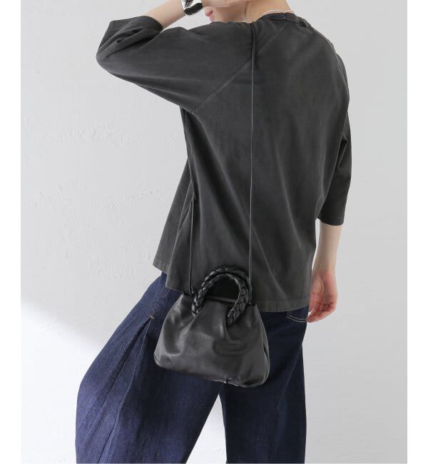 journal standard L'essage「【HEREU/ヘリュー】Bombon M Supple Shiny：ボストンバッグ」|ボストンバッグ|