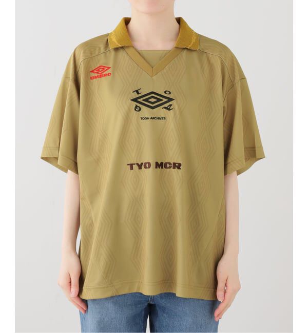 journal standard L'essage「【TOGA*UMBRO/トーガ*アンブロ】Game shirt UMBRO SP Tシャツ TC261JK510」|Tシャツ・カットソー|ベージュ