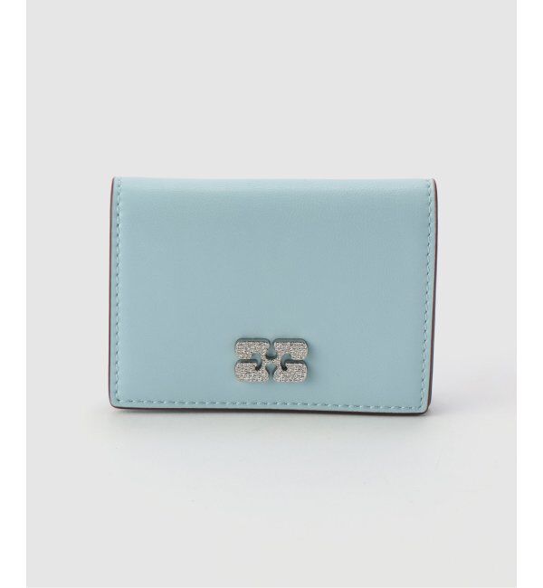 U by SPICK&SPAN「GANNI/ ガニー Ganni Bou Flap Card Holder Strass」|名刺入れ・カードケース|