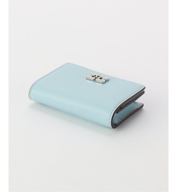 U by SPICK&SPAN「GANNI/ ガニー Ganni Bou Flap Card Holder Strass」|名刺入れ・カードケース|