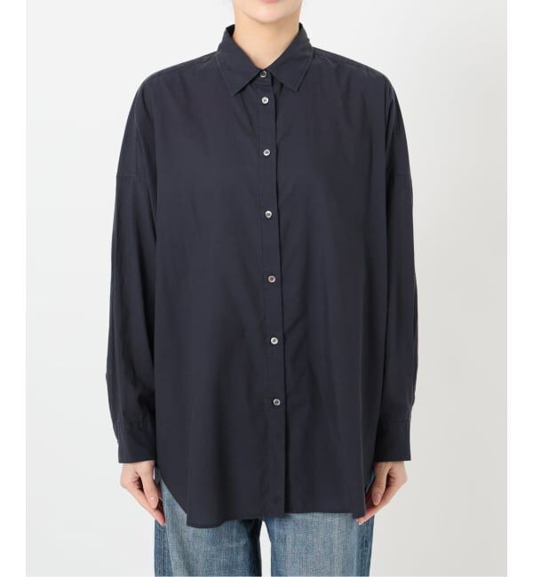 Spick and Span「《追加》ガーメントダイカシュクールシャツ」|シャツ・ブラウス|