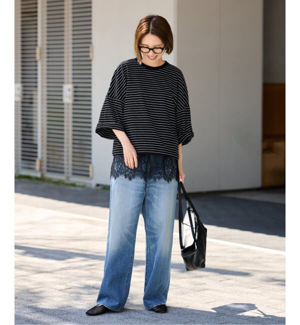 FRAMeWORK「≪新色 / 追加≫Le minor/ルミノア 別注ドロップショルダー」|Tシャツ・カットソー|