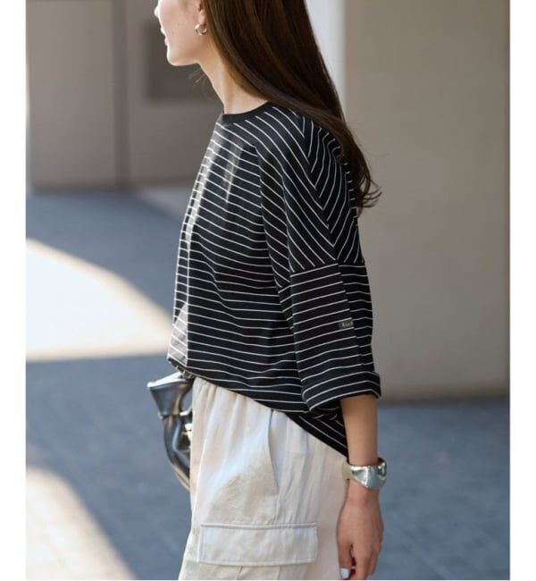 FRAMeWORK「≪新色 / 追加≫Le minor/ルミノア 別注ドロップショルダー」|Tシャツ・カットソー|