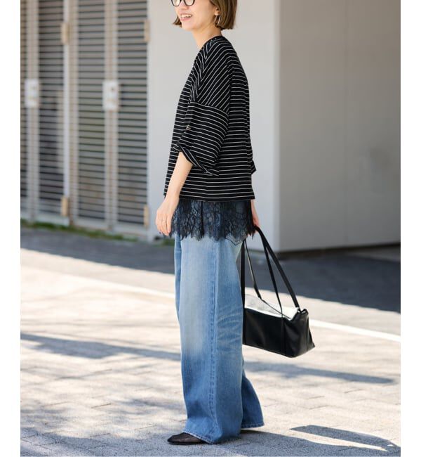 FRAMeWORK「≪新色 / 追加≫Le minor/ルミノア 別注ドロップショルダー」|Tシャツ・カットソー|