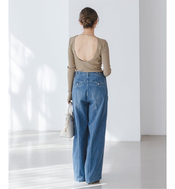 NOBLE「《NOBLE別注》SERGE/サージ W SIDE ZIP PANTS」|デニム|