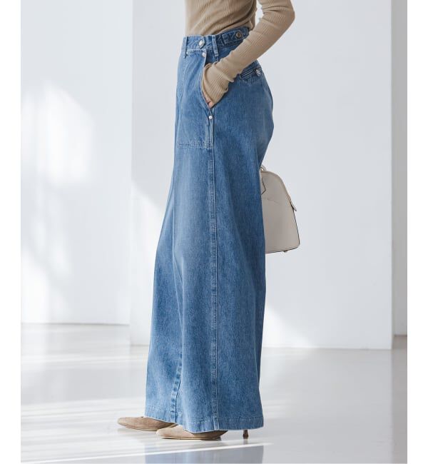 NOBLE「《NOBLE別注》SERGE/サージ W SIDE ZIP PANTS」|デニム|