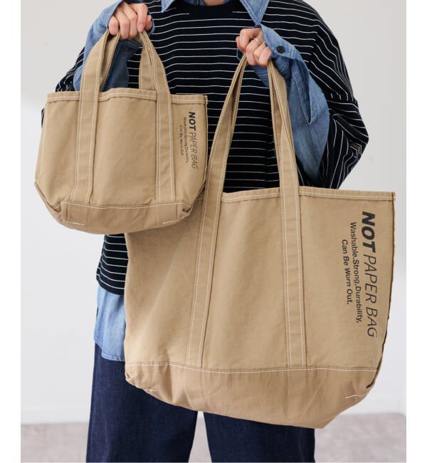 FRAMeWORK「SEUVAS/ソウバス 別注NOT PAPER バッグ S」|トートバッグ|