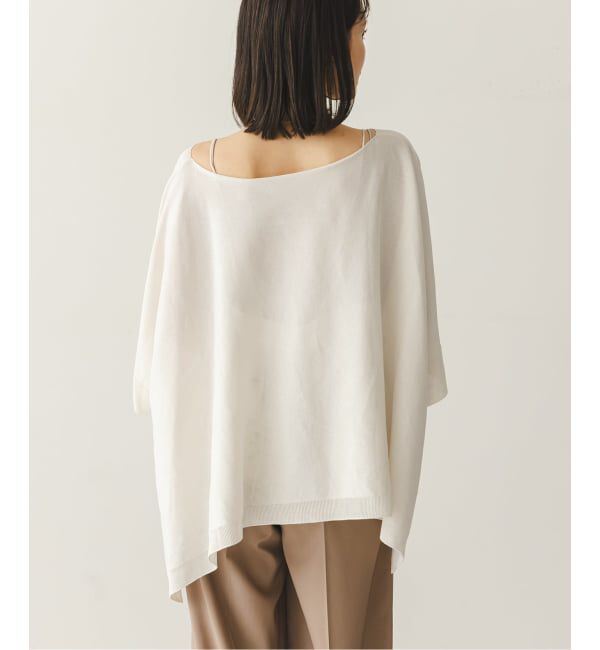 NOBLE「シアードレープケープ」|ニット・セーター|