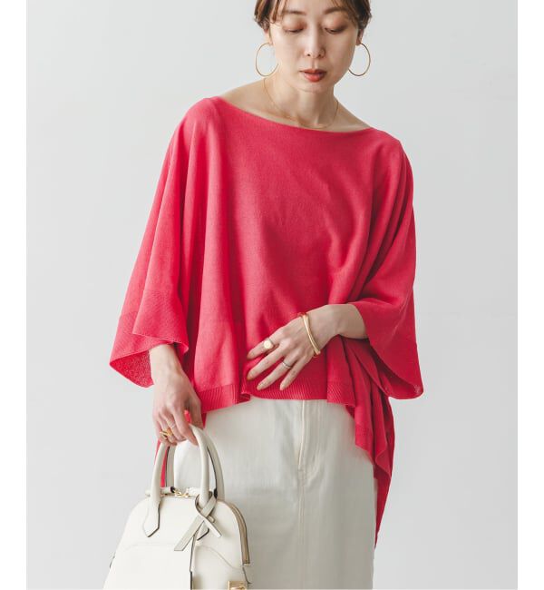 NOBLE「シアードレープケープ」|ニット・セーター|