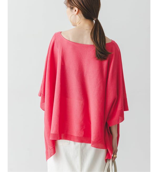 NOBLE「シアードレープケープ」|ニット・セーター|