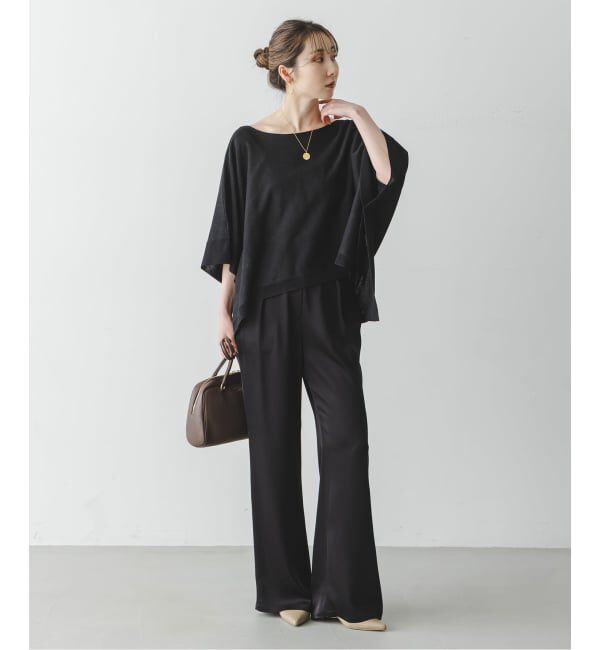 NOBLE「シアードレープケープ」|ニット・セーター|