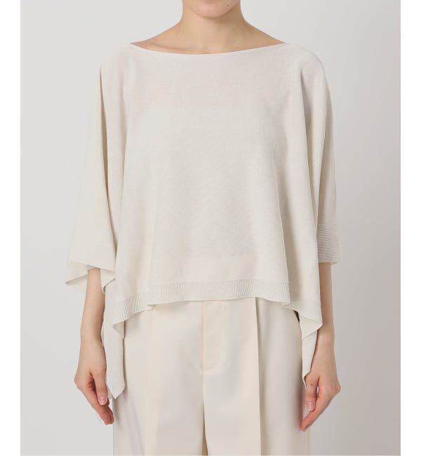 NOBLE「シアードレープケープ」|ニット・セーター|