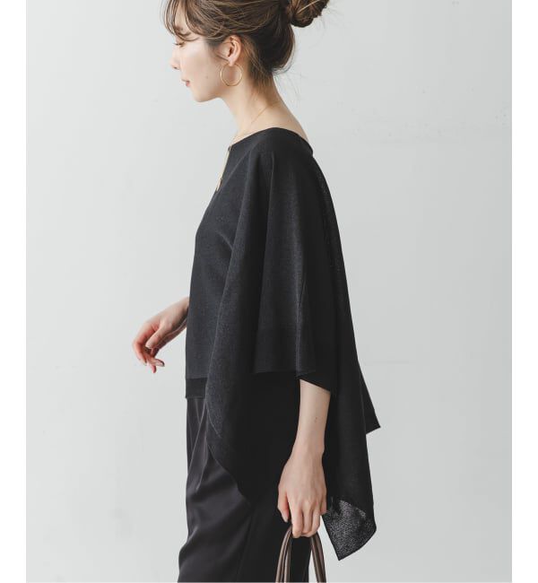 NOBLE「シアードレープケープ」|ニット・セーター|
