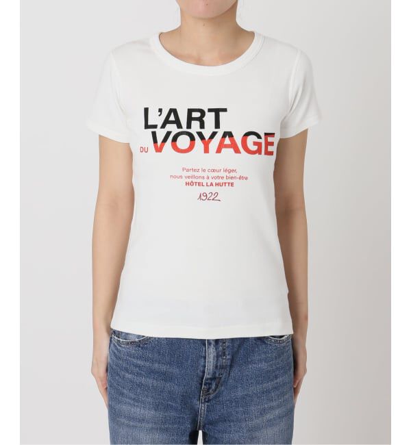 Spick and Span「La Hutte / ラ ユット 別注リブ編み MINI Tee*」|Tシャツ・カットソー|