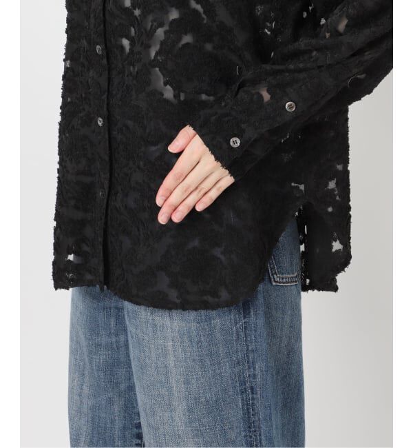 Spick and Span「《WEB限定 / 追加2》シアージャガードシャツ」|シャツ・ブラウス|