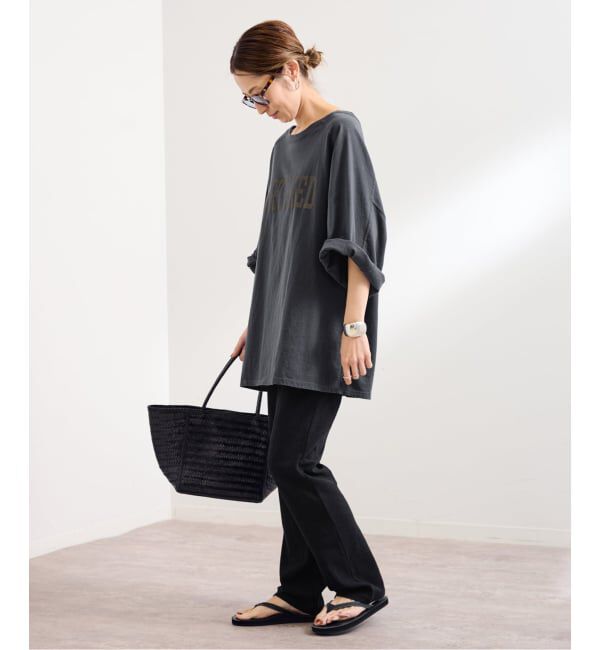 FRAMeWORK「≪WEB限定 / 追加予約≫ハーフスリーブロゴTEE 2」|Tシャツ・カットソー|