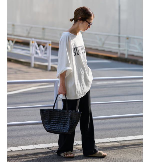 FRAMeWORK「≪WEB限定 / 追加予約≫ハーフスリーブロゴTEE 2」|Tシャツ・カットソー|