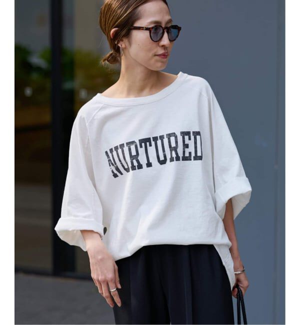 FRAMeWORK「≪WEB限定 / 追加予約≫ハーフスリーブロゴTEE 2」|Tシャツ・カットソー|