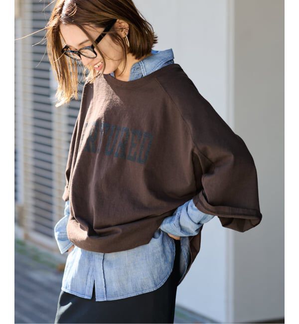 FRAMeWORK「≪WEB限定 / 追加予約≫ハーフスリーブロゴTEE 2」|Tシャツ・カットソー|