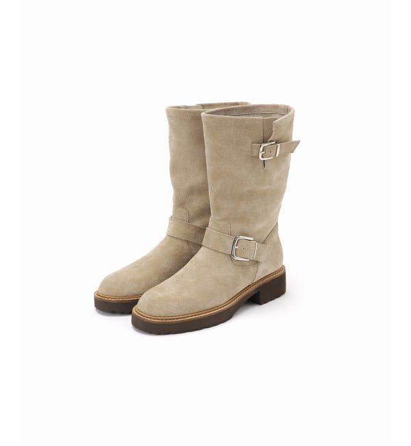  「《追加》レザーエンジニアブーツ」|ショートブーツ|